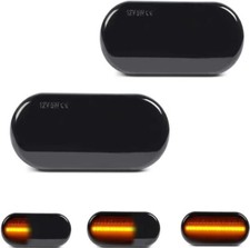 2x LED SEITENBLINKER Schwarz