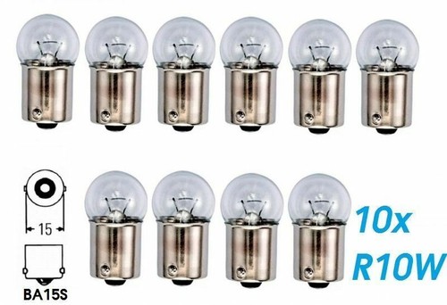 10x r10w ba15s 12v - ba15s, 10w