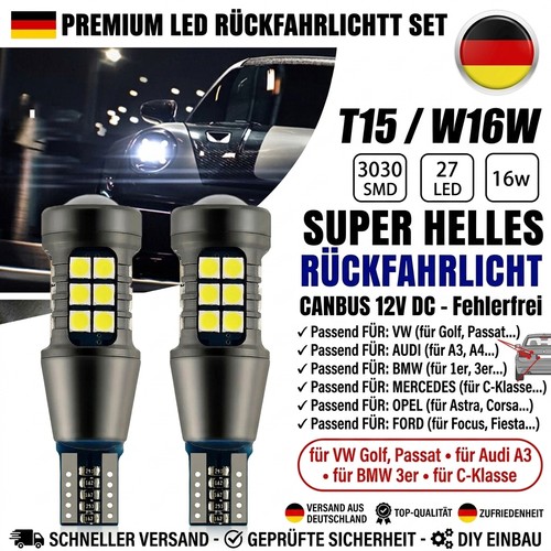 T15 w16w 921 - 2x, canbus